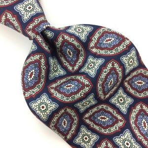 ART NOUVEAU NARROW STEEL Silk Men Designer Necktie